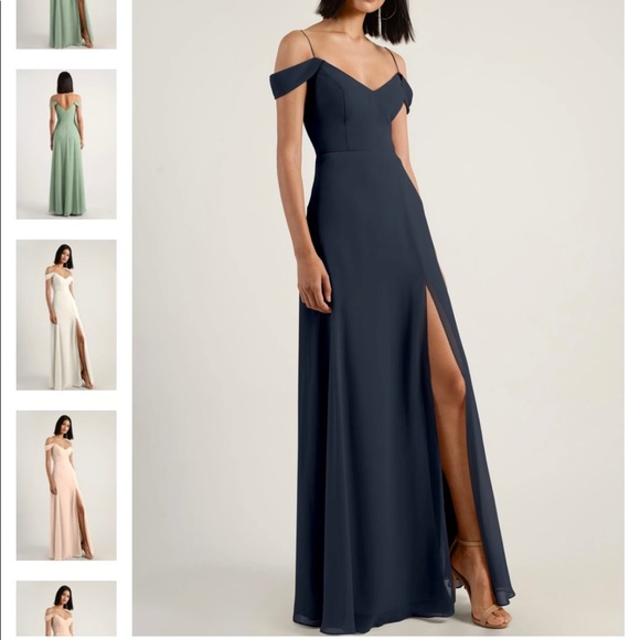 Jenny Yoo Dresses & Skirts - Jenny Yoo Priya dress in Navy